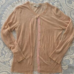 LOFT Peach Knit Sweater